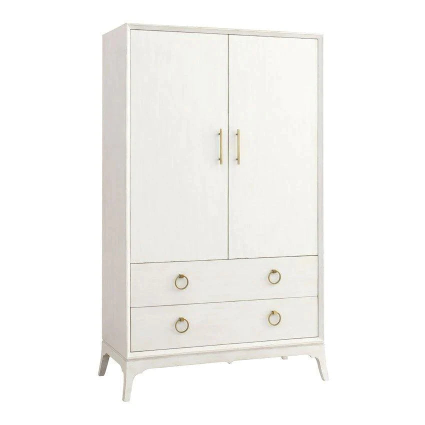 Bennett Armoire with Antique Brass Hardware – The Well Appointed House Bennett Armoire with Antique Brass Hardware – The Well Appointed House