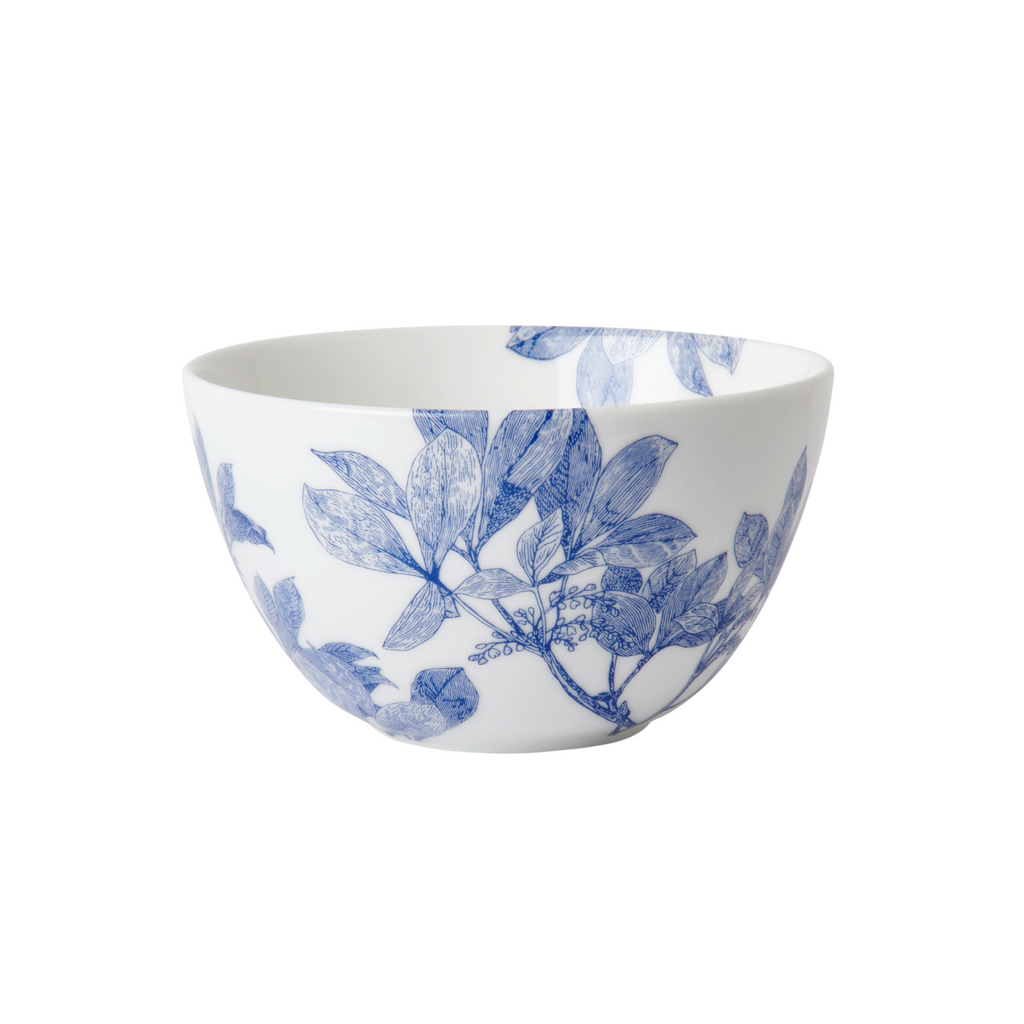 Tall Blue Arbor Cereal Bowl - The Well Appointed House
