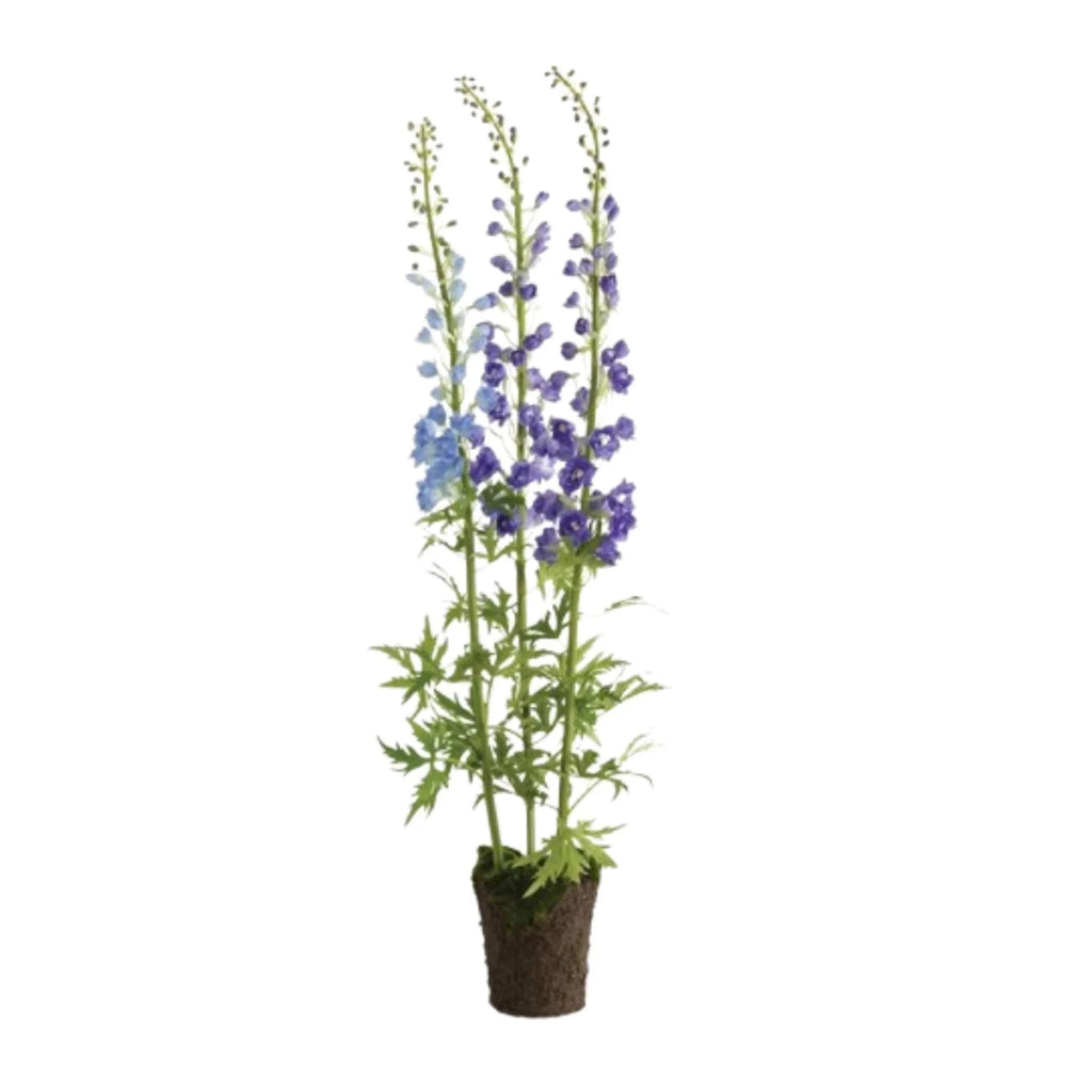 Blue Faux Delphinium Floral Drop-in - Florals & Greenery - The Well Appointed House