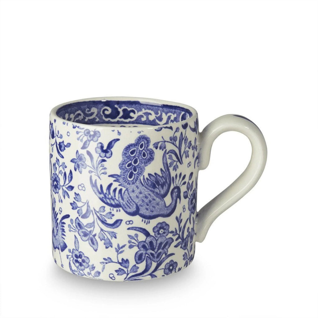 Blue Regal Peacock Half Pint Mug - Drinkware - The Well Appointed House