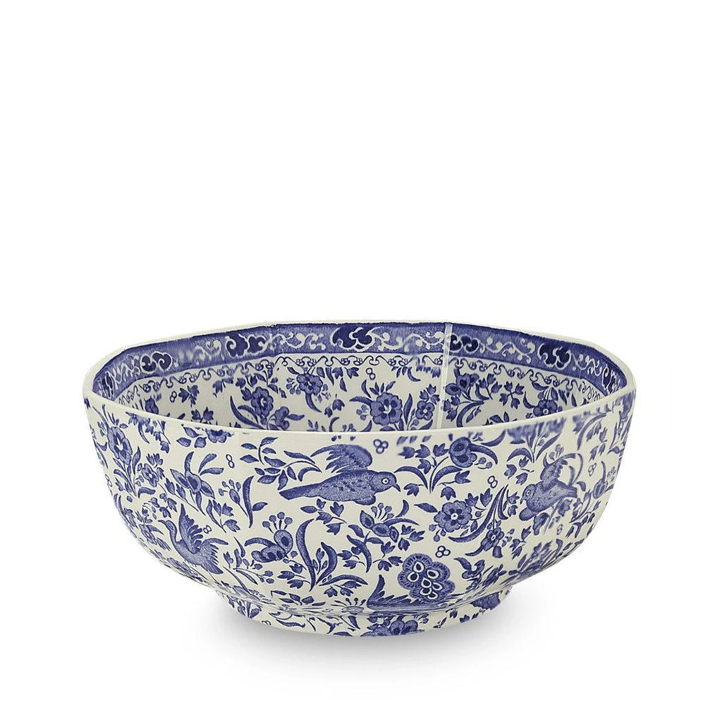 Blue Regal Peacock Octagonal Bowl Medium - Serveware - The Well Appointed House