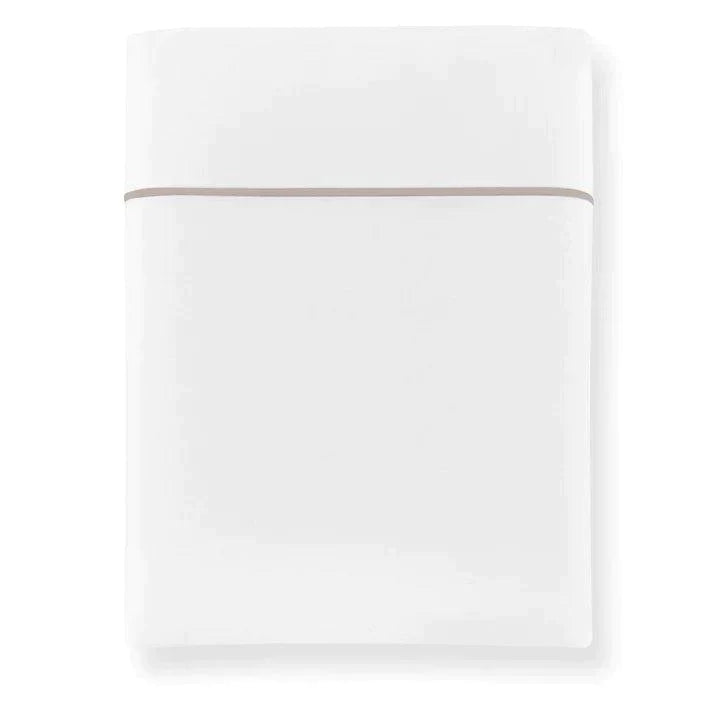 Boutique Embroidered Percale Flat Sheet - Sheets - The Well Appointed House
