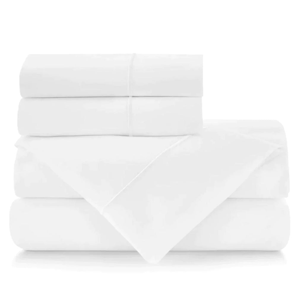 Boutique Embroidered Percale Sheet Set - Sheet Sets - The Well Appointed House