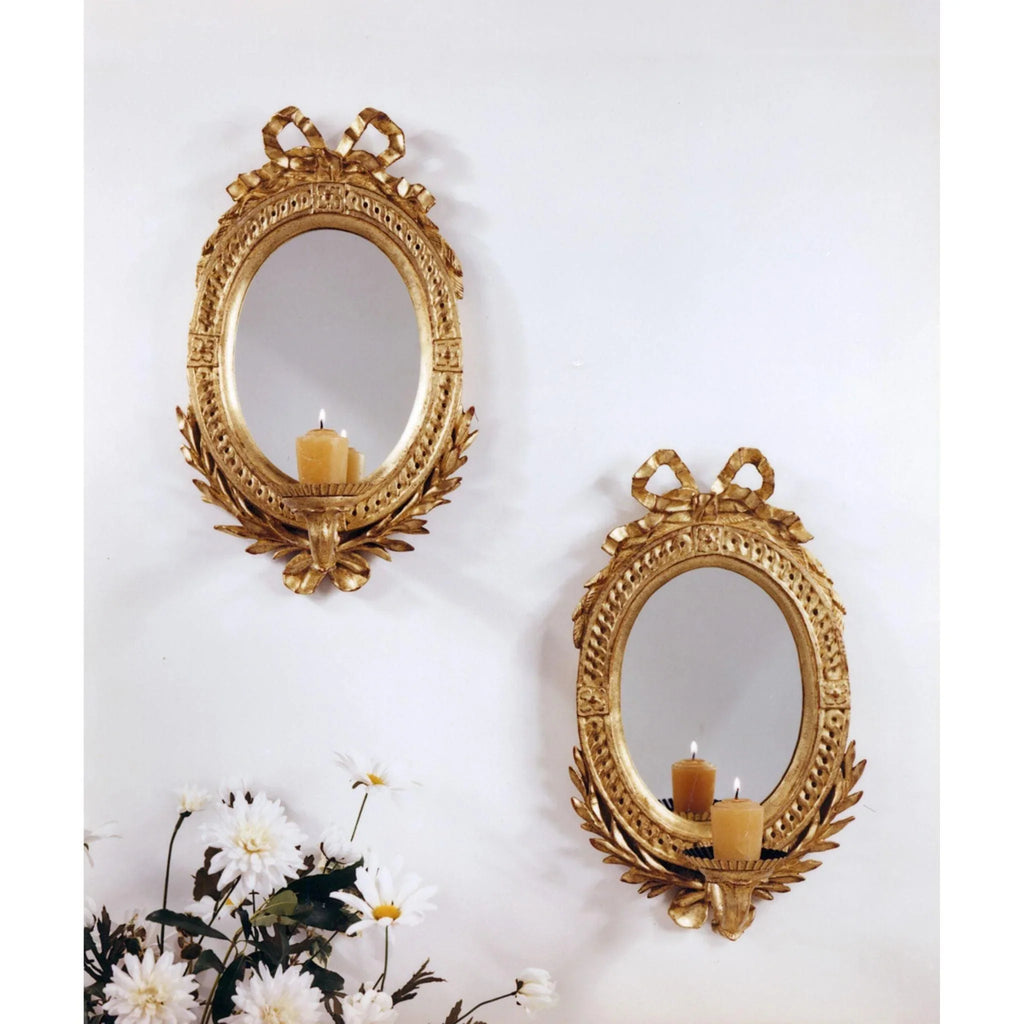 Bow Sconce Single Mirror - Wall Mirrors - The Well Appointed House