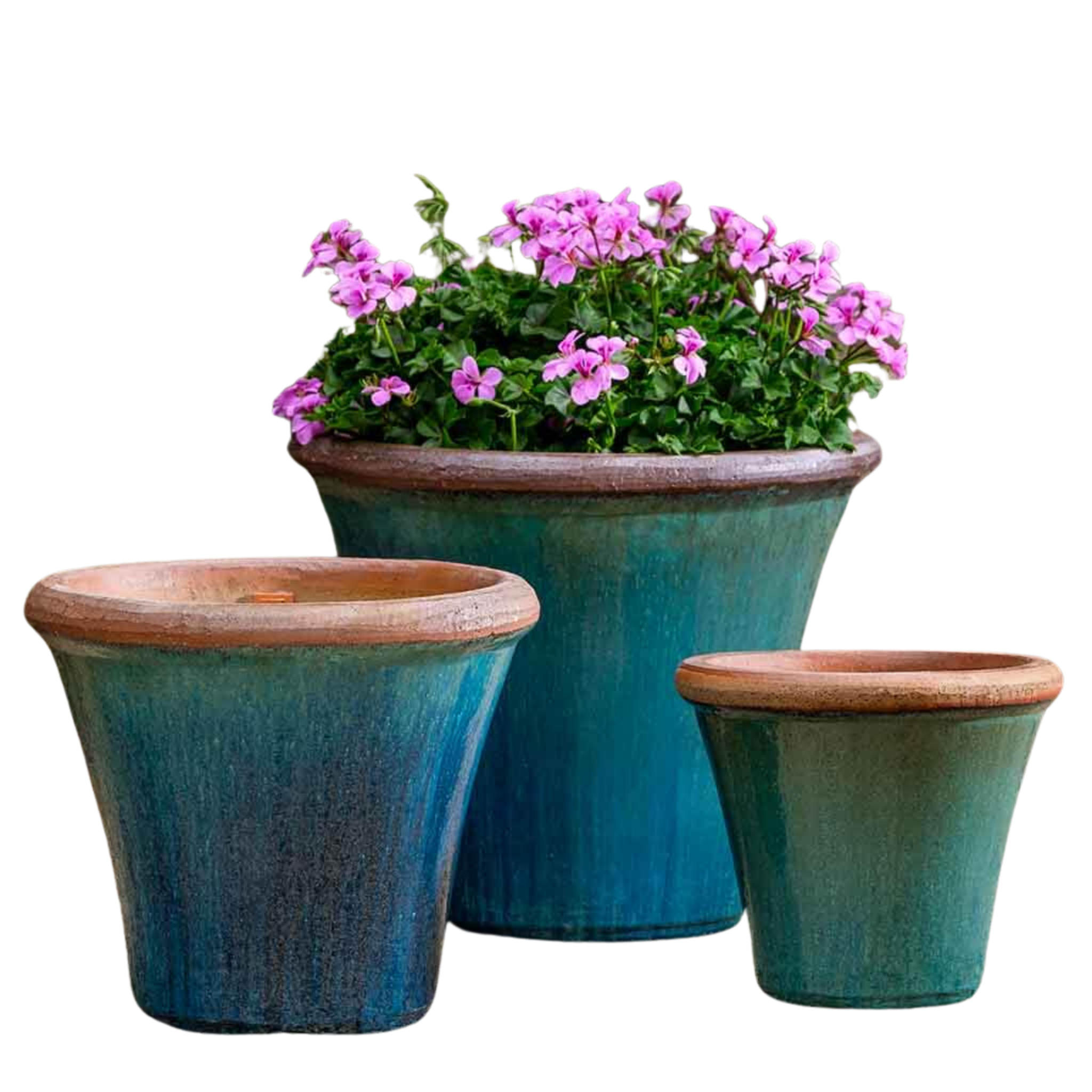 mediterranean planter pots Set of Three Mediterranean Brighton Planters – The Well Appointed House