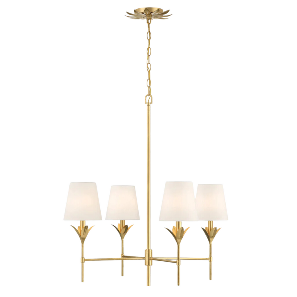 Broche 4 Light Traditional Chandelier - The Well Appointed House