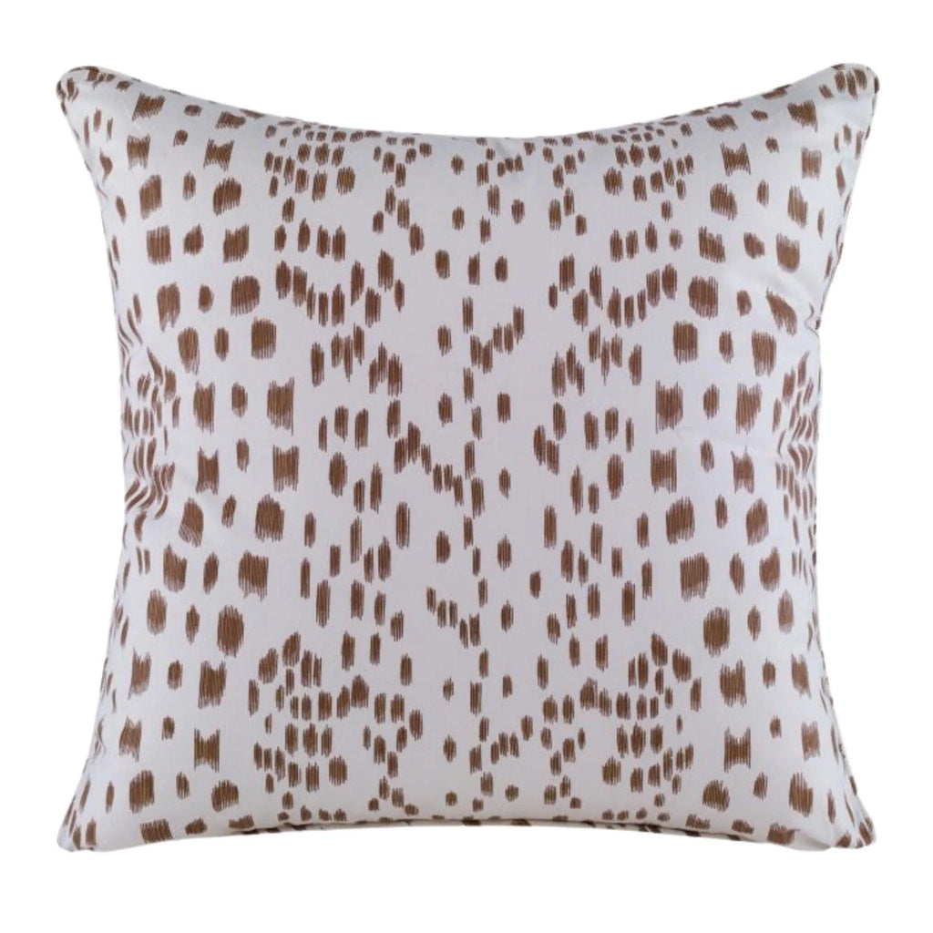 Brunschwig & Fils Les Touches Speckled Beige Cotton Decorative Pillow - Pillows - The Well Appointed House