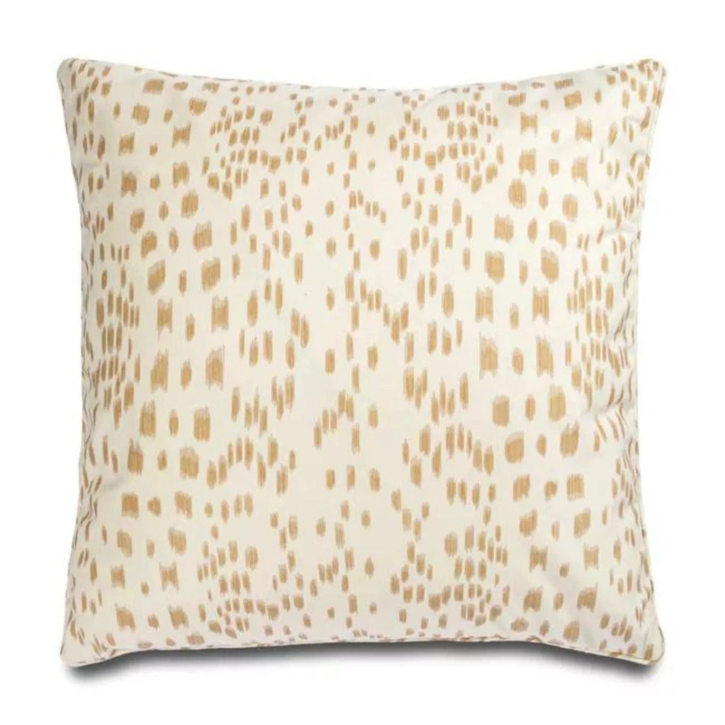 Brunschwig & Fils Les Touches Speckled Beige Indoor/Outdoor Decorative Pillow - Pillows - The Well Appointed House