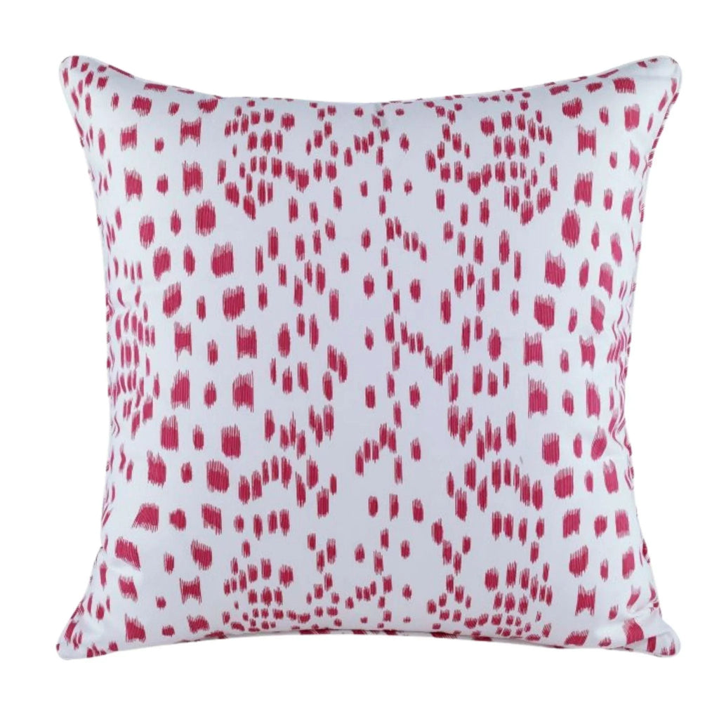 Brunschwig & Fils Les Touches Speckled Pink Cotton Decorative Pillow - Pillows - The Well Appointed House