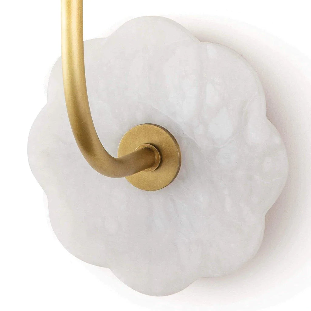 Camilla Bent Arm Sconce - Sconces - The Well Appointed House