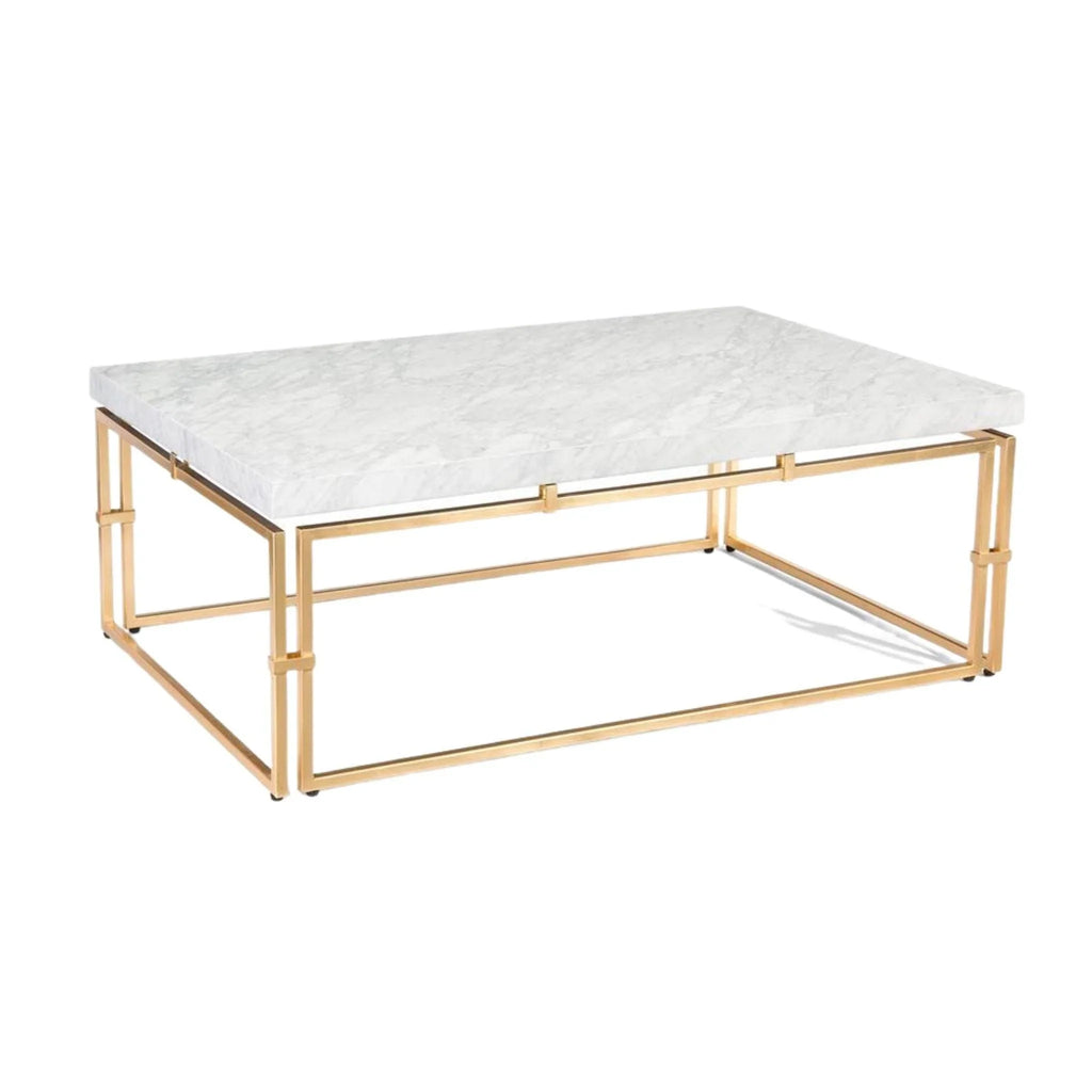 Carrara Marble Cocktail Table - Coffee Tables - The Well Appointed House