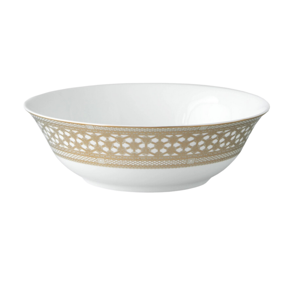 Hawthorne Gilt Medium Serving Bowl - The Well Appointed House