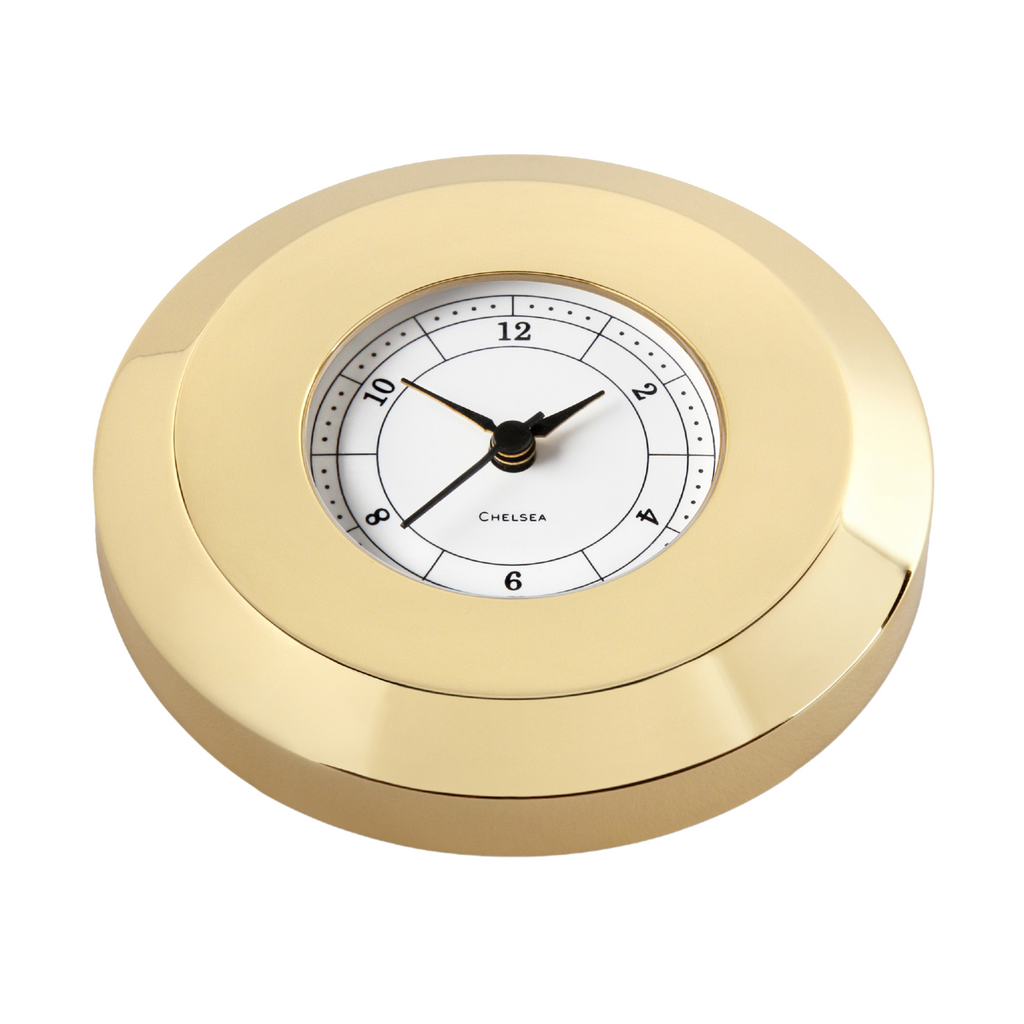 Brass Chart Weight Clock - The Well Appointed House