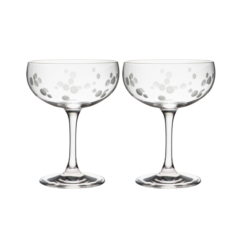 Set of Two Chatham Pop Coupe Cocktail Glasses - The Well Appointed House