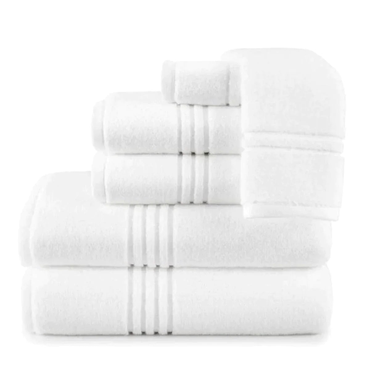 Chelsea Plush Cotton Bath Towel Collection in White The Well