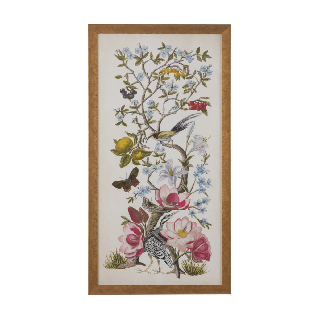 Chinoiserie Natura II Framed Wall Art - Paintings - The Well Appointed House