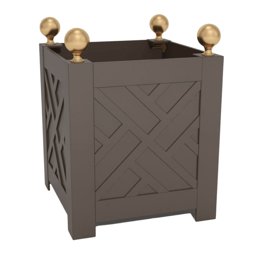 Chippendale Design 30" Tree Box - Outdoor Planters - The Well Appointed House