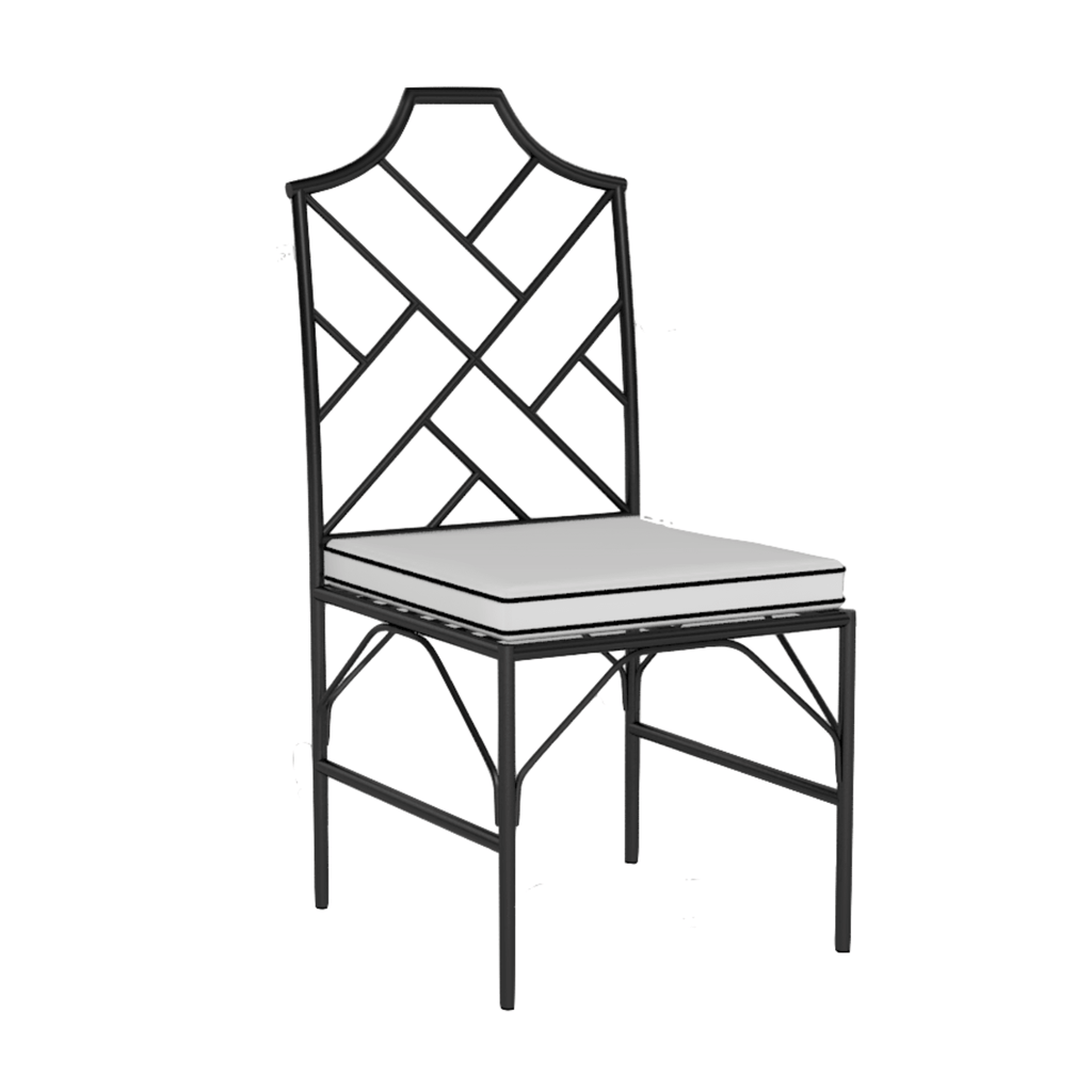 Chippendale Style Garden Side Chair - Outdoor Dining Tables & Chairs - The Well Appointed House