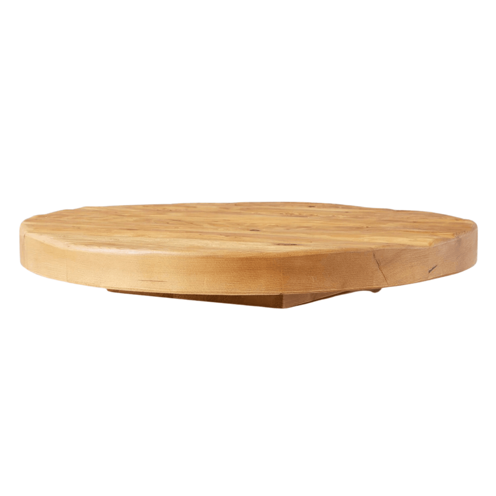 Classic Reclaimed Wood Trivet Top Lazy Susan - Kitchen Accents - The Well Appointed House