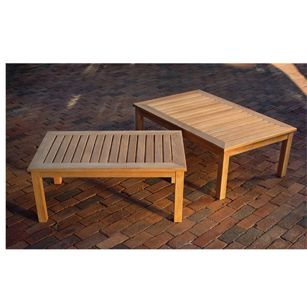Classic Rectangular Coffee Table - Outdoor Coffee & Side Tables - The Well Appointed House