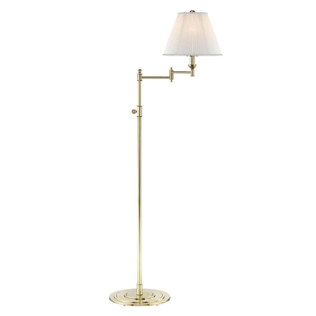Classic Signature Aged Brass Floor Lamp - Floor Lamps - The Well Appointed House