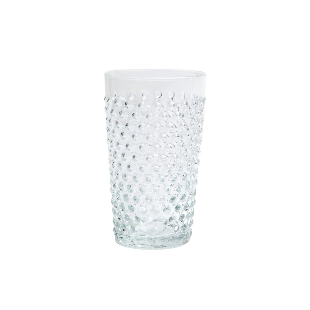 Clear Raised Dot Surface Hand Blown Glasses - Drinkware - The Well Appointed House
