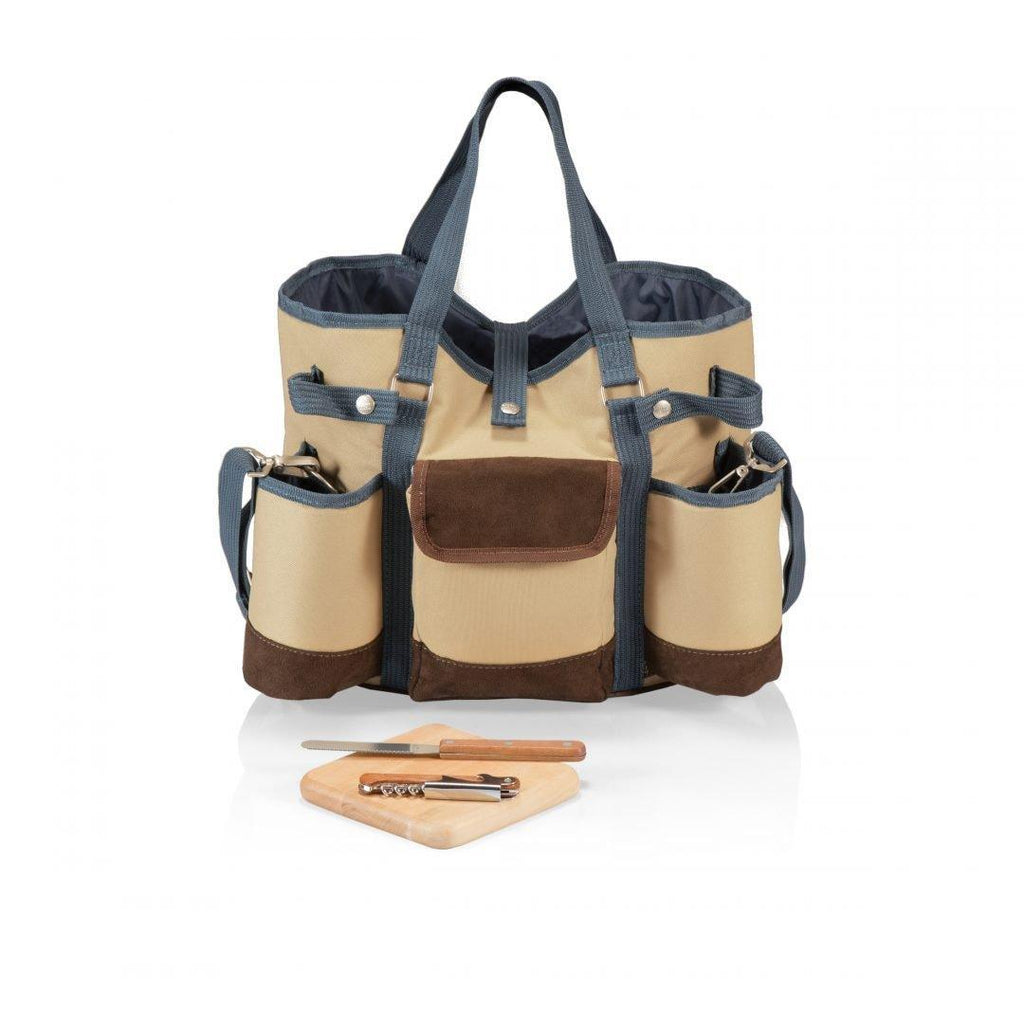 Country Chateau Wine & Cheese Tote Set - Two Designs Available - Picnic Baskets & Accessories - The Well Appointed House