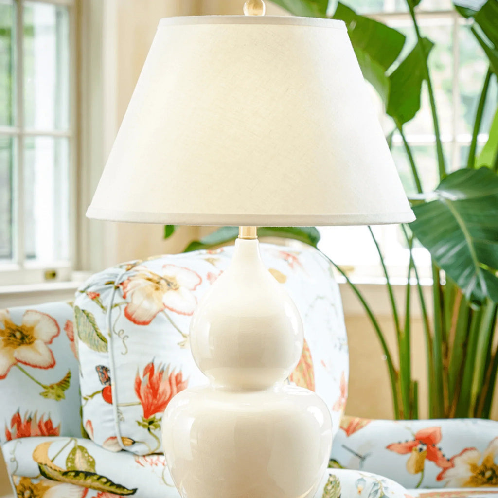 Cream Fulton Vase Lamp - Table Lamps - The Well Appointed House