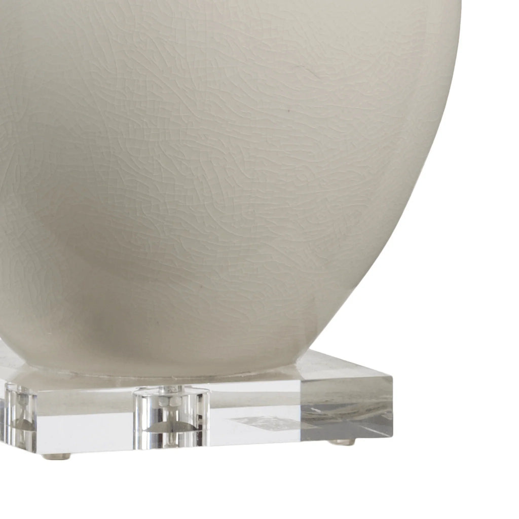 Cream Fulton Vase Lamp - Table Lamps - The Well Appointed House