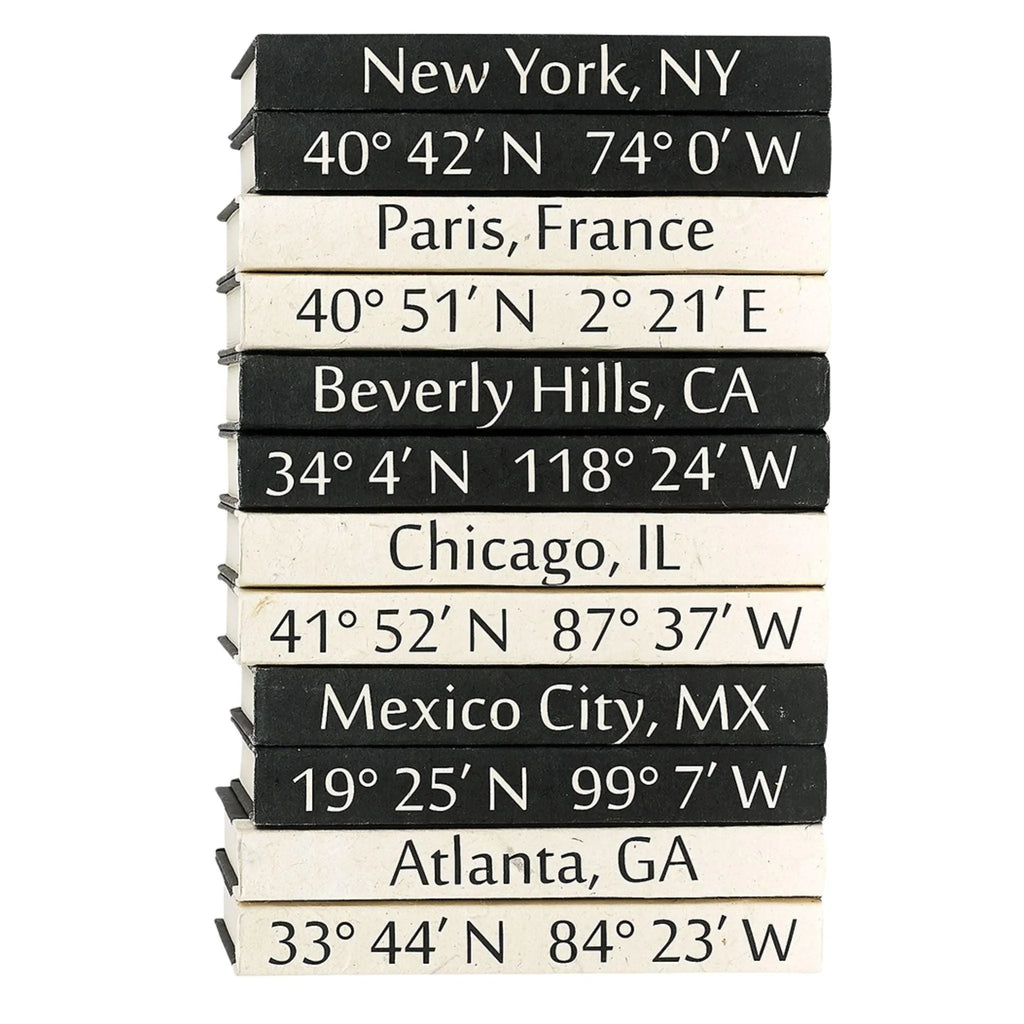 Custom Coordinates Decorative Books - Books - The Well Appointed House