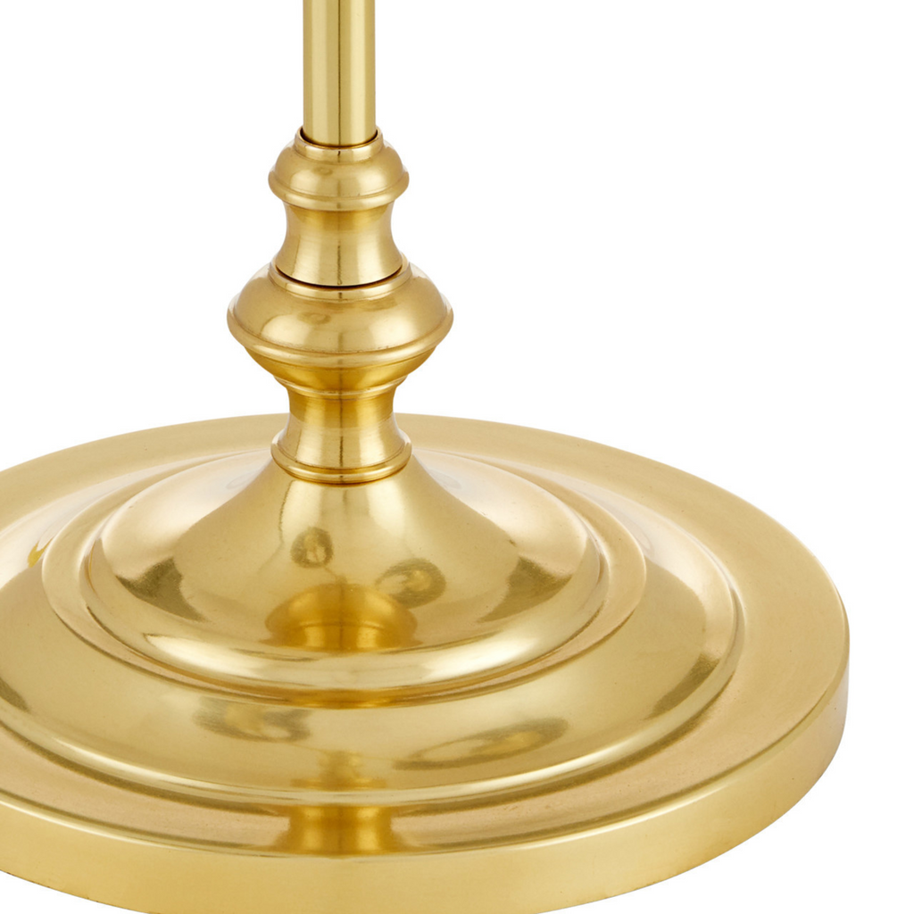 Deauville Desk Lamp in Polished Brass - The Well Appointed House 