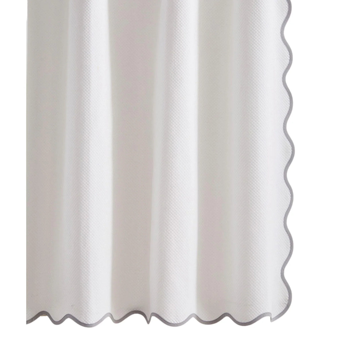 Devon Scalloped Tape Trim Shower Curtain The Well Appointed House