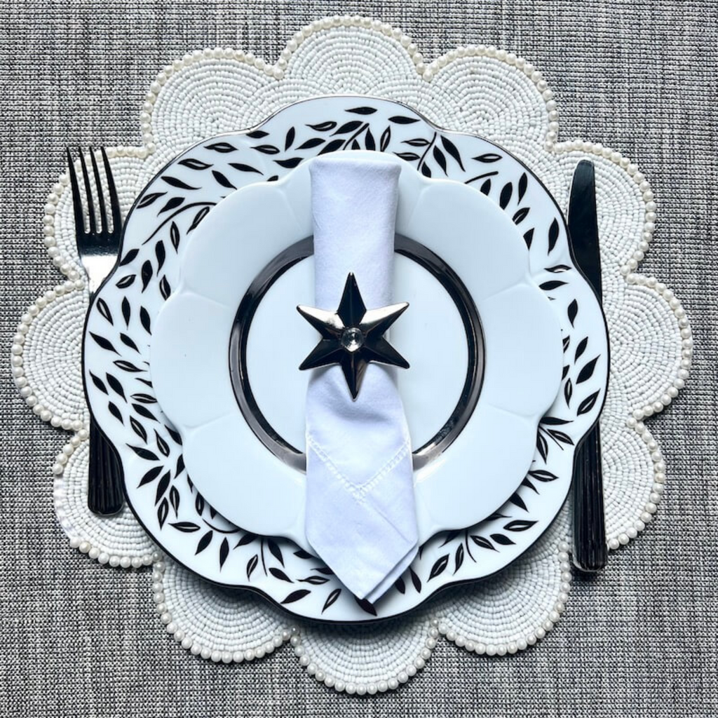 Set of 2 Dewdrop Placemats - The Well Appointed House