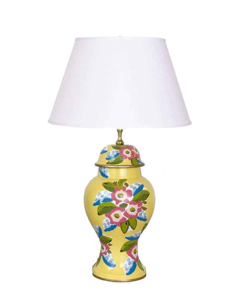 Elise Floral Tole Table Lamp - Table Lamps - The Well Appointed House