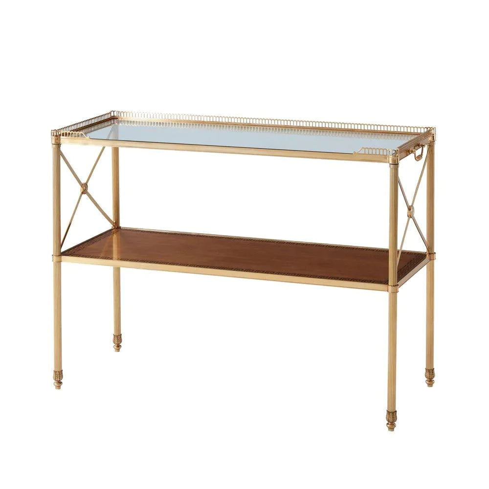 Emilia Two Tier Console Table - Sideboards & Consoles - The Well Appointed House