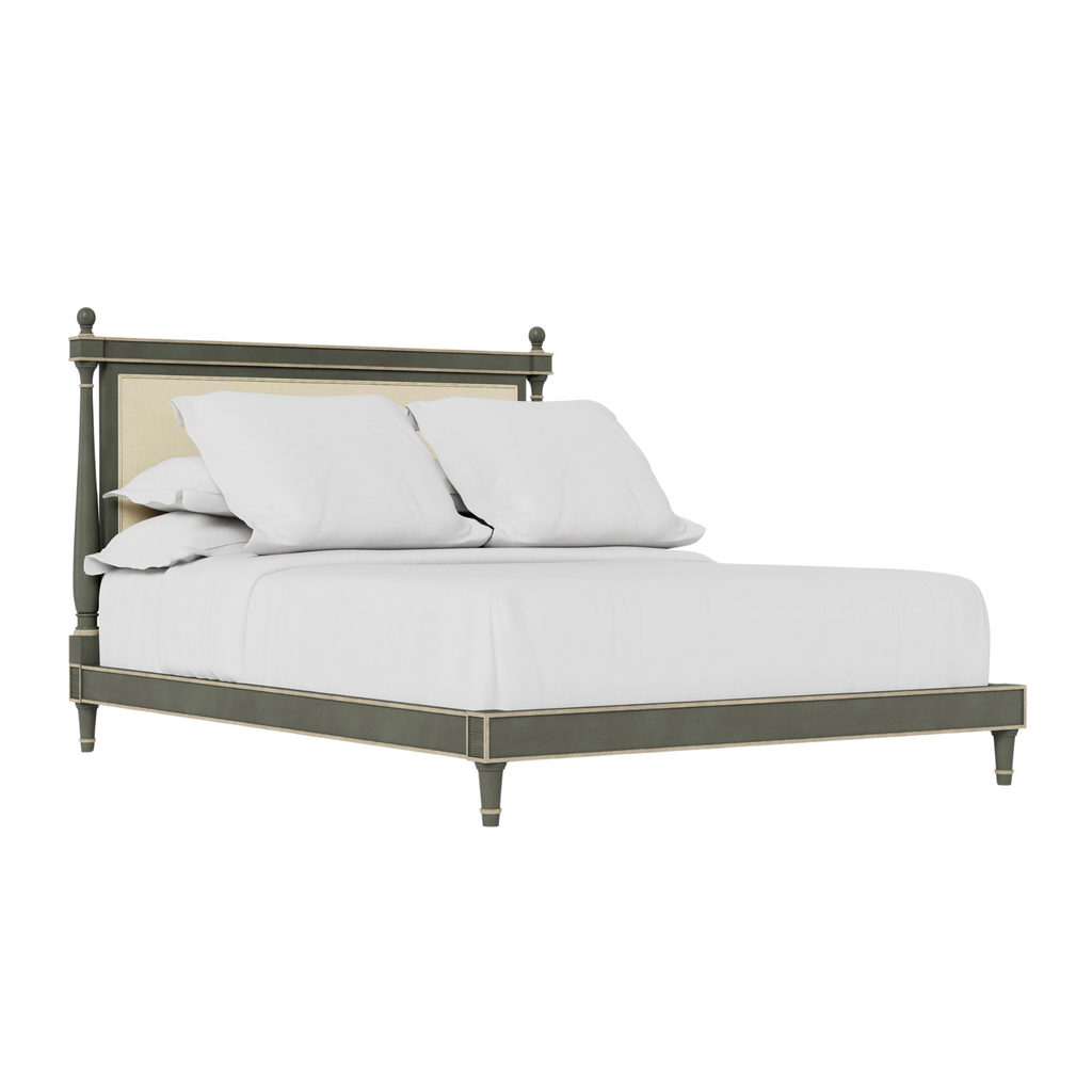 Empire Upholstered Queen Bed - The Well Appointed House