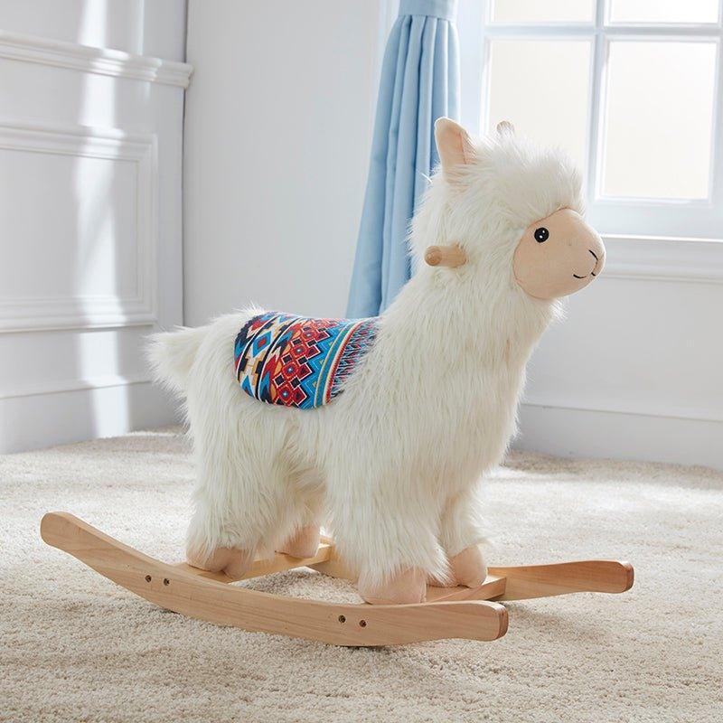 Faux Fur Alpaca Rocker For Kids - Little Loves Rockers & Rocking Horses - The Well Appointed House