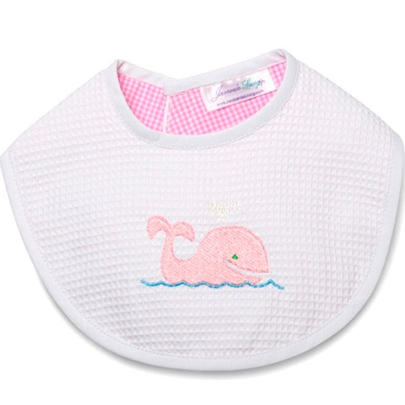 Bib in Whale Pink - The Well Appointed House