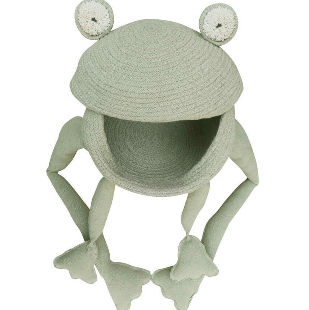 Fred The Frog Decorative Basket For Kids - The Well Appointed House 