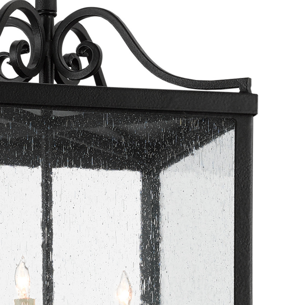 Giatti Black Outdoor Lantern - Available in Two Sizes - The Well Appointed House 
