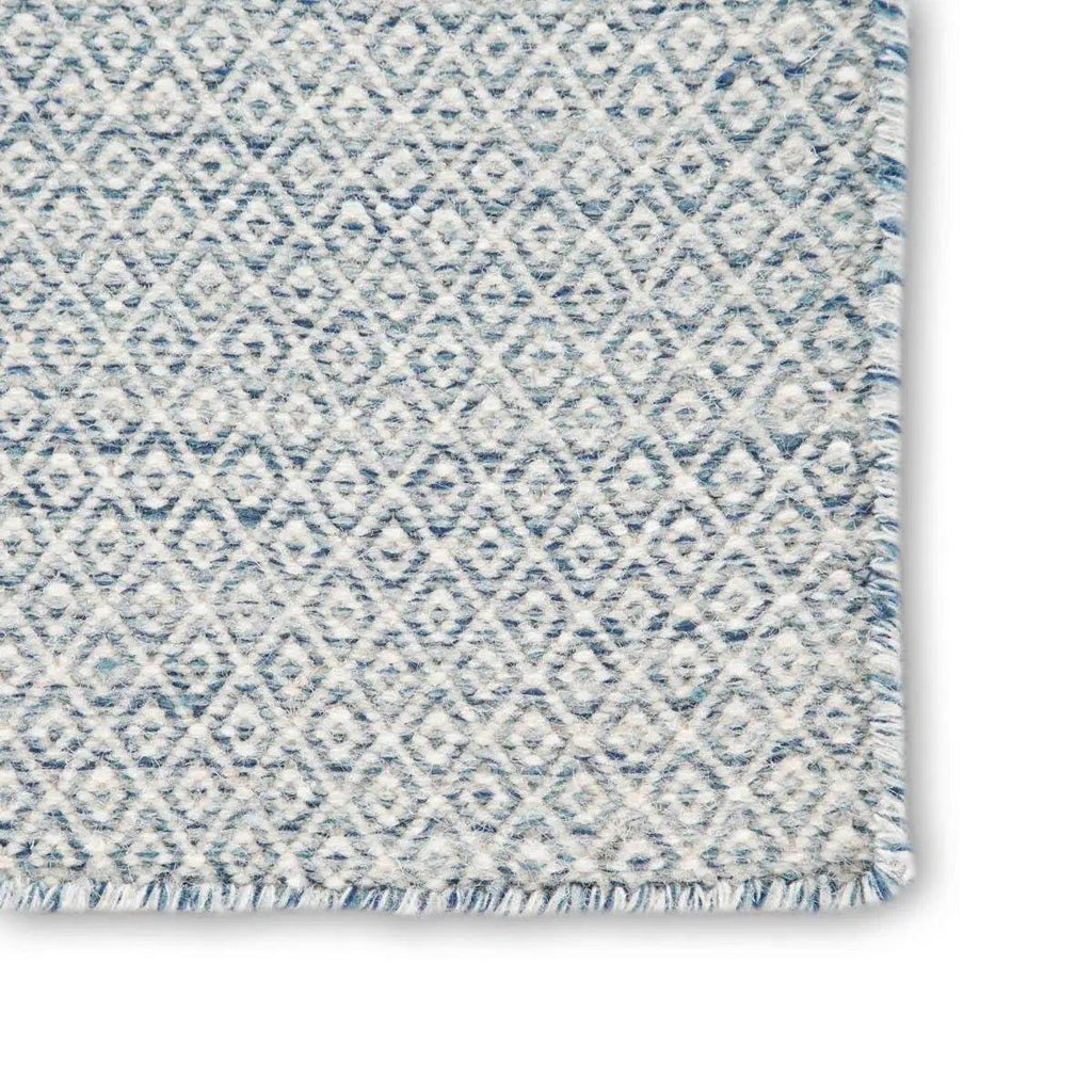 Glace Area Rug in Blue and Ivory - Rugs - The Well Appointed House