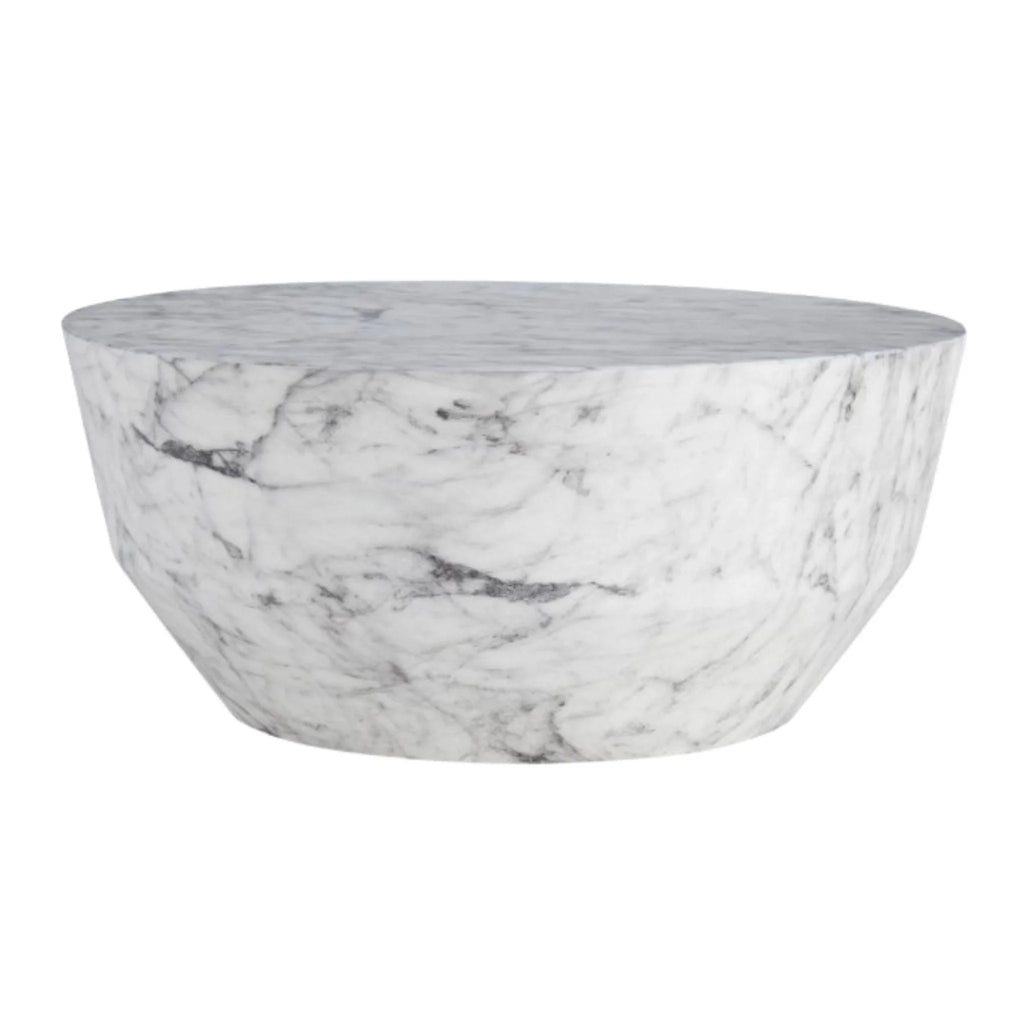 Godwin Faux Marble Coffee Table - Coffee Tables - The Well Appointed House