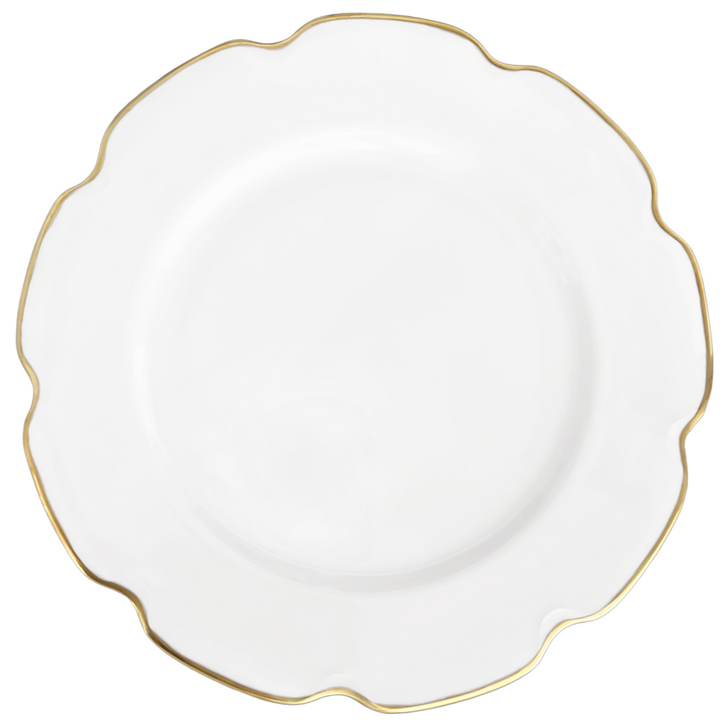 Gold Rimmed Grace Charger Plate - The Well Appointed House