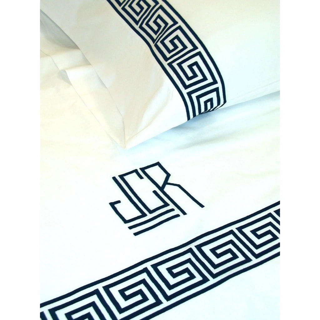 Greek Key Duvet Cover - Duvet Covers - The Well Appointed House