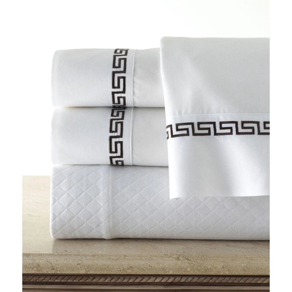 Greek Key Embroidered Design Duvet - Duvet Covers - The Well Appointed House