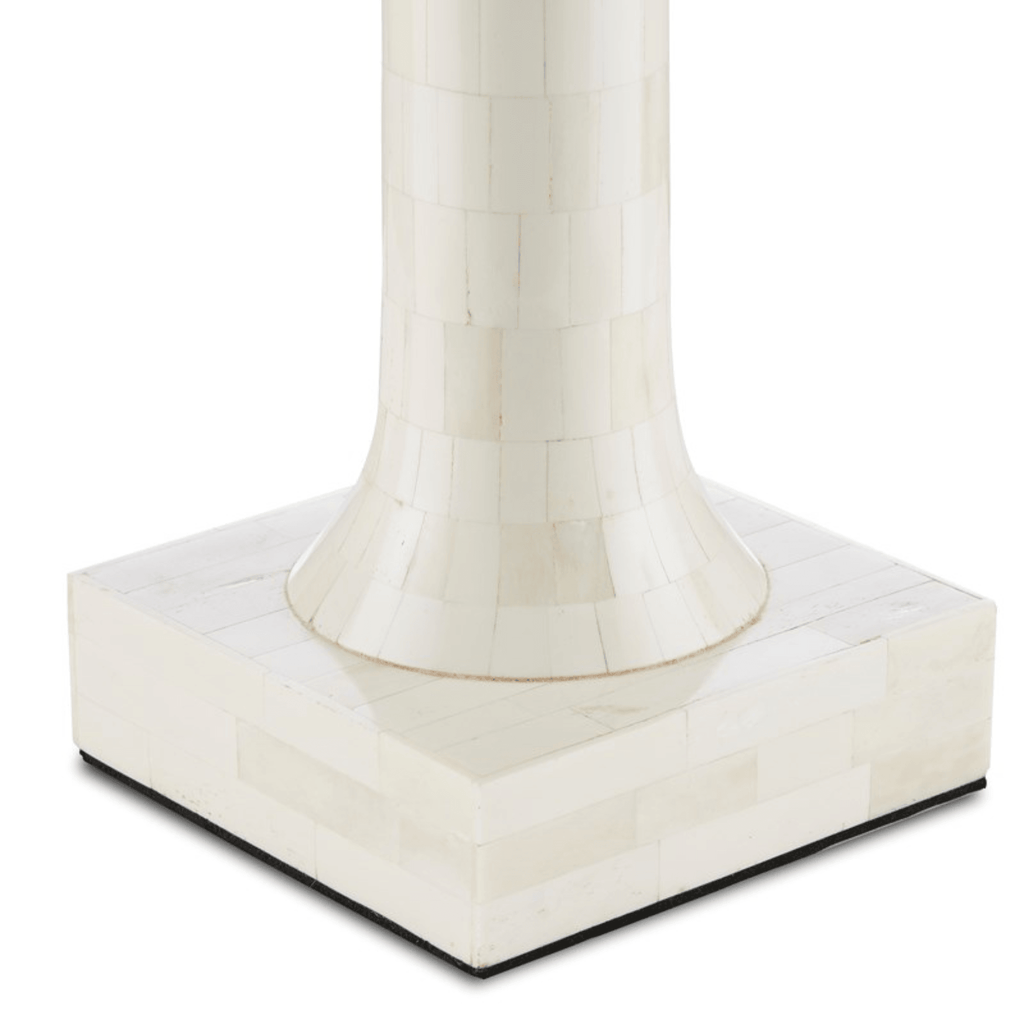 Haddee White Bone Inlay Table Lamp - Table Lamps - The Well Appointed House