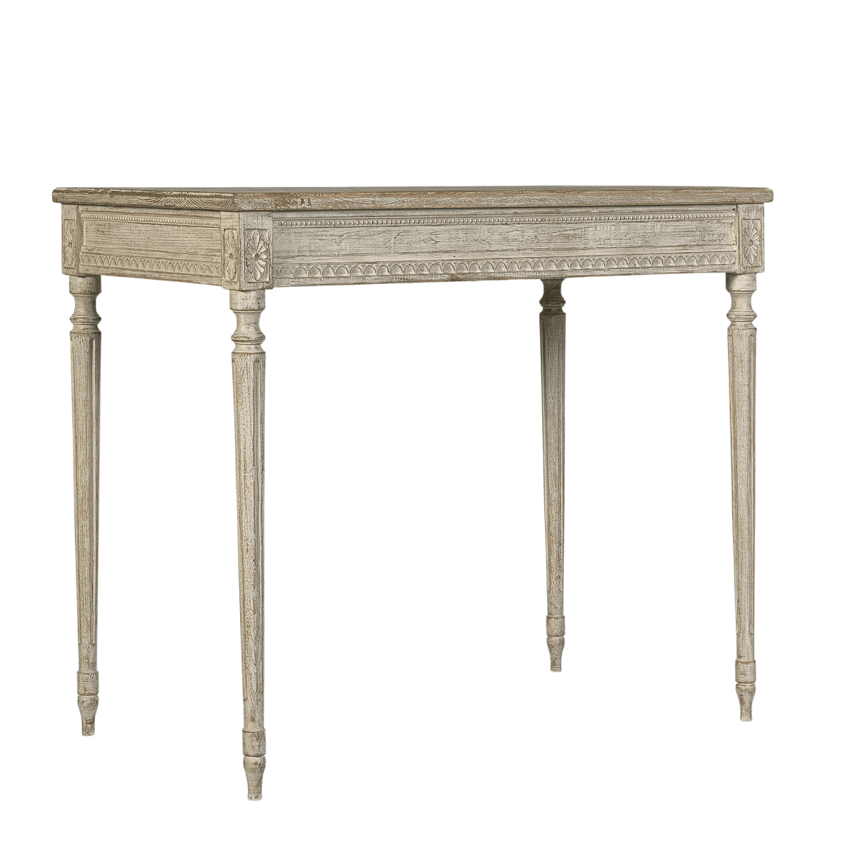 Hand Carved Teak Accent Table Available in Multiple Finishes The