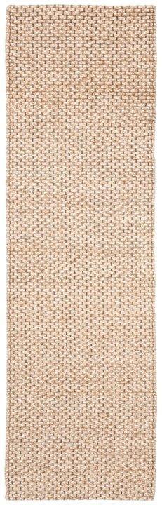 Hand Loomed Brown & White Wool and Jute Area Rug - Rugs - The Well Appointed House