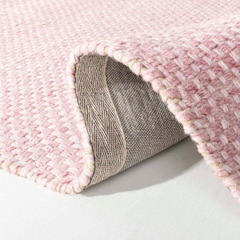 Hand Loomed Pink Wool Area Rug - Rugs - The Well Appointed House