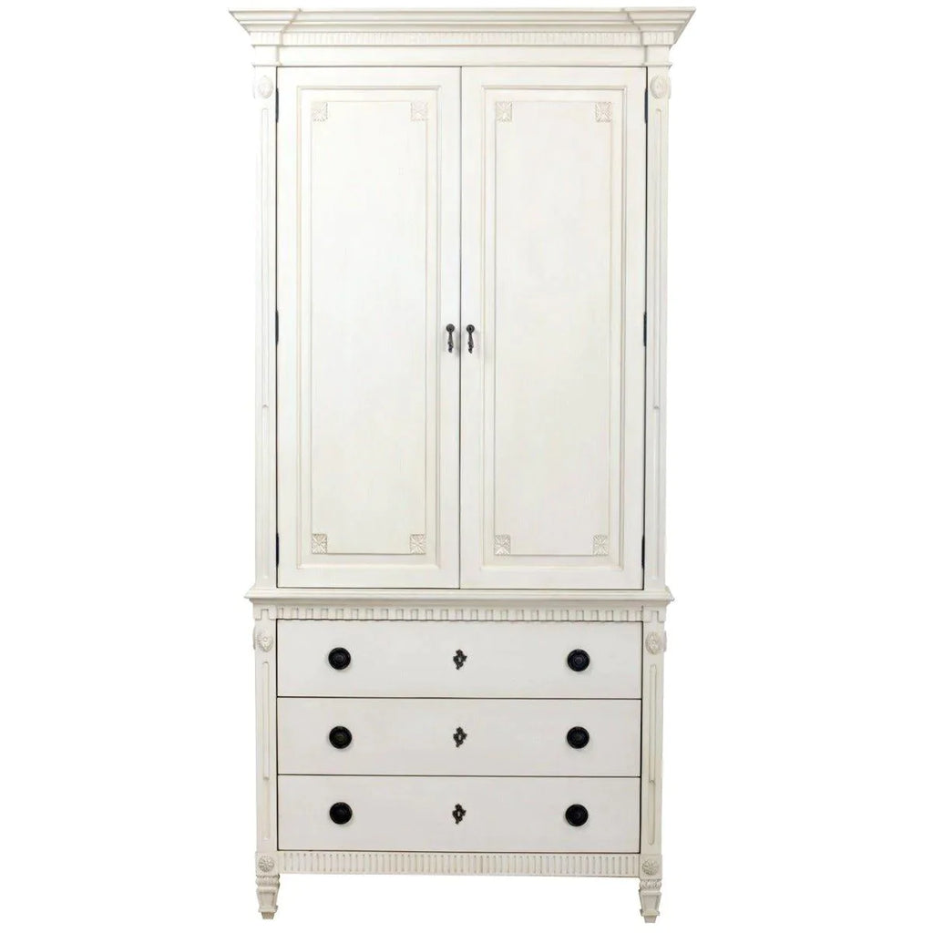 Handmade French Armoire with Drawers - Dressers & Armoires - The Well Appointed House